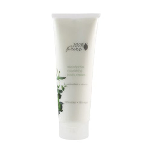 100% Pure Organic Eucalyptus Body Cream, 236ml/8 oz