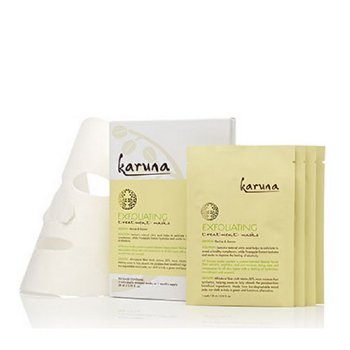 Karuna Exfoliating+ Mask on white background