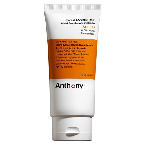 Anthony Logistics Facial Moisturizer SPF 30 on white background