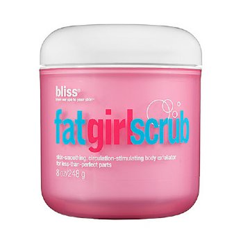 Bliss Fat Girl Scrub on white background