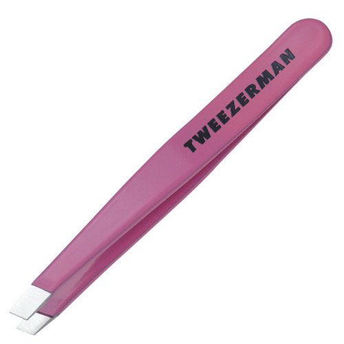 Tweezerman Mini Slant Tweezer - Flamingo, 1 piece