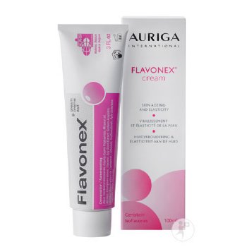 Auriga Flavonex Cream on white background