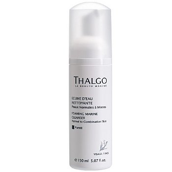 Thalgo Foaming Marine Cleanser on white background