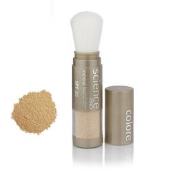 Colorescience Loose Mineral Foundation Brush SPF 20 - Tan Natural on white background