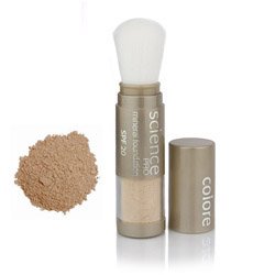 Colorescience Loose Mineral Foundation Brush SPF 20 - Tan Natural on white background