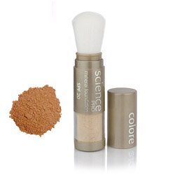 Colorescience Loose Mineral Foundation Brush SPF 20 - Tan Natural on white background