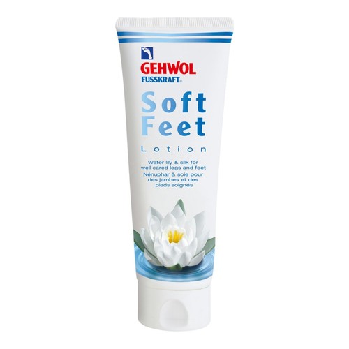 Gehwol Fusskraft Soft Feet Lotion on white background
