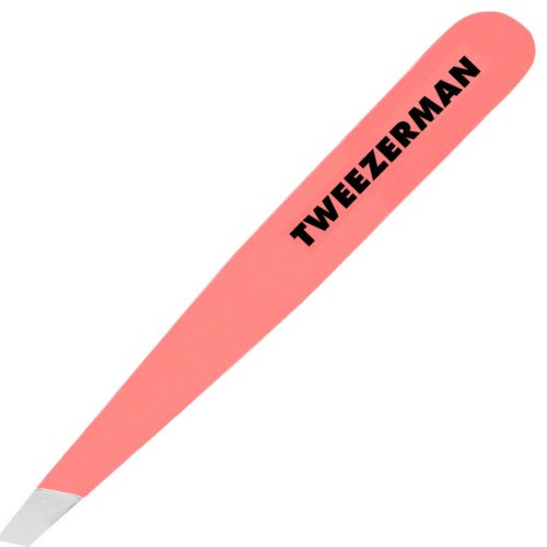 Tweezerman Mini Slant Tweezer - Bahama Blue on white background