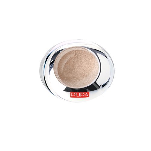 Pupa Luminys Silk Eyeshadow White -100 on white background