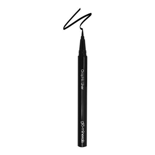 gloMinerals Graphic Liner - Black on white background