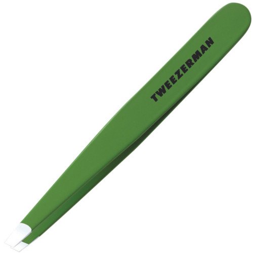 Tweezerman Slant Tweezer - Blue Jewel on white background