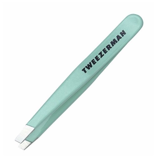 Tweezerman Mini Slant Tweezer - Green Tea, 1 piece