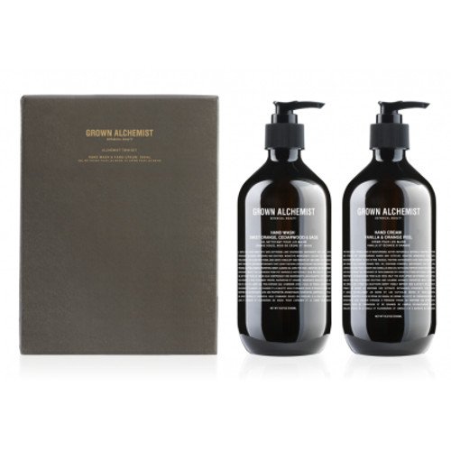 Grown Alchemist Handwash and Hand Cream Set on white background