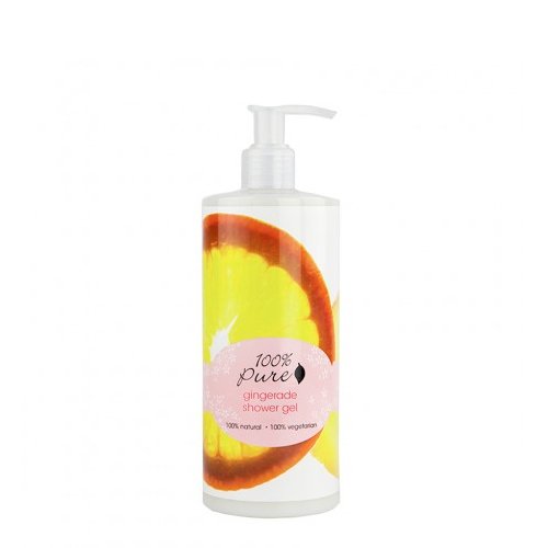 100% Pure Organic Honey Cream Wash Blood Orange on white background