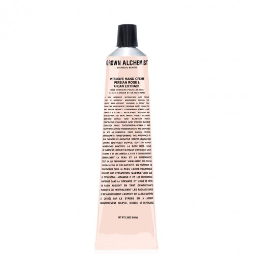 Grown Alchemist Intensive Hand Cream - Persian Rose Argan Extract on white background