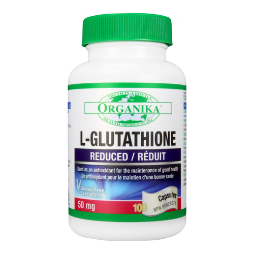 Organika L-Glutathione (Reduced) on white background
