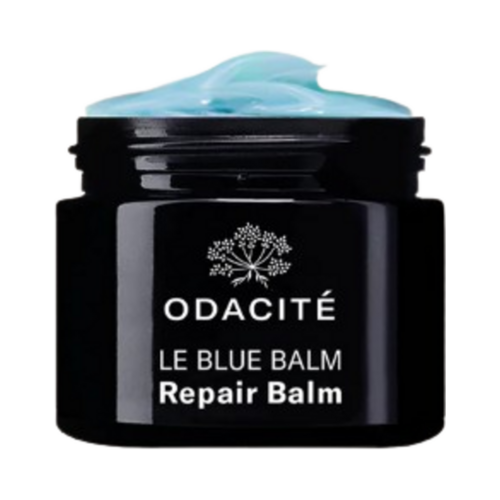 Odacite le Blue Balm on white background