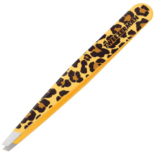 Tweezerman Slant Tweezers - Leopard Print, 1 piece