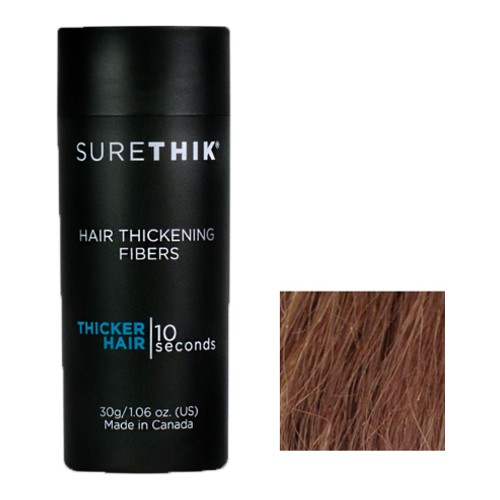 Surethik  Hair Thickening Fibers Dark Brown on white background