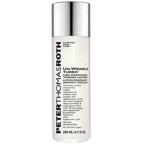 Peter Thomas Roth Un-Wrinkle Turbo Line Smoothing Toning Lotion on white background