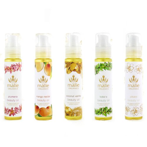 Malie Organics Coconut Vanilla Beauty Oil on white background