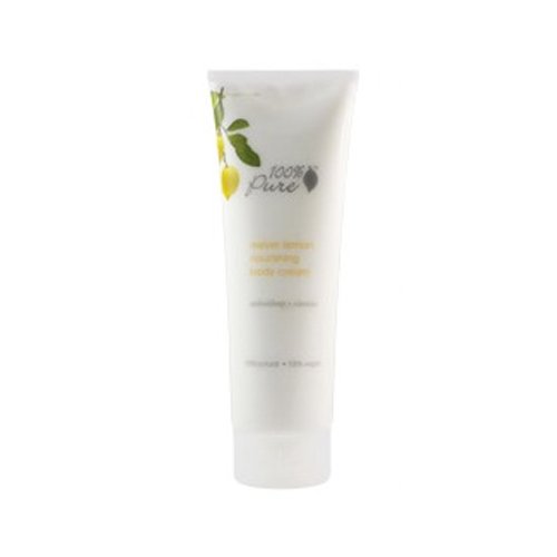 100% Pure Organic Meyer Lemon Body Cream, 236ml/8 oz