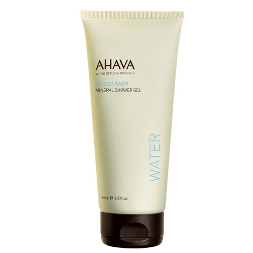 Ahava Mineral Shower Gel on white background