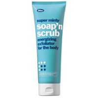 Bliss Super Minty Soap Soapn Scrub on white background