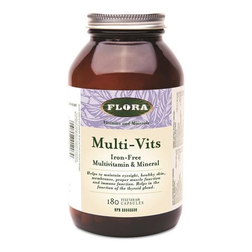 Flora Multi - Vits Iron - Free, 180 capsules