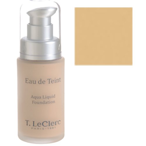 T LeClerc Aqua Liquid Foundation 01 - Porcelaine Light on white background