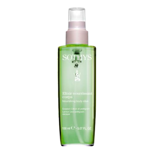 Sothys Nourishing Body Elixir Cherry Blossom and Lotus on white background