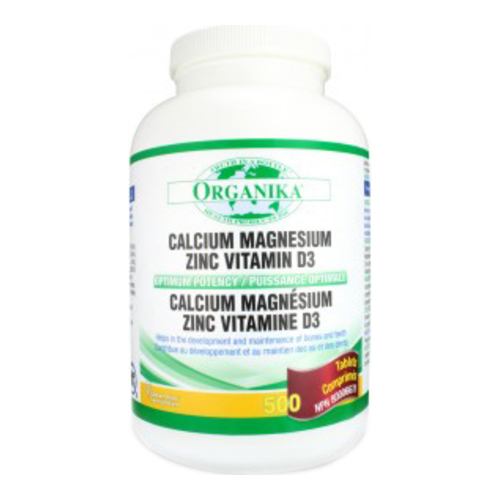 Organika Cal Mag Zinc/Vit D3 - Optimum Potency on white background