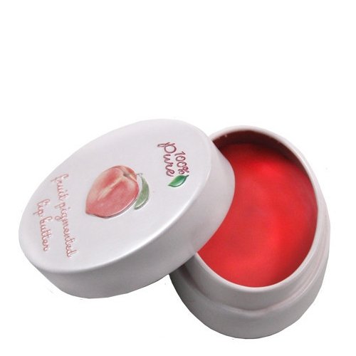 100% Pure Organic Fruit Pigmented Lip Butter - Cranberry on white background