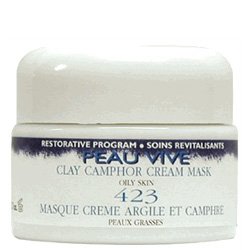 Peau Vive Clay Camphor Cream Mask on white background