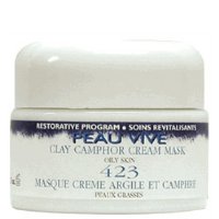 Clay Camphor Cream Mask on white background