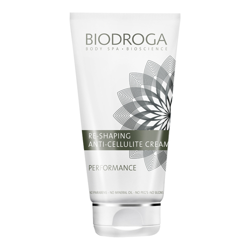 Biodroga Performance Re-Shaping Cellulite Cream on white background