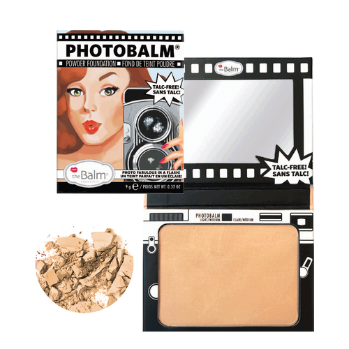 theBalm PhotoBalm- Powder Foundation - After Dark on white background