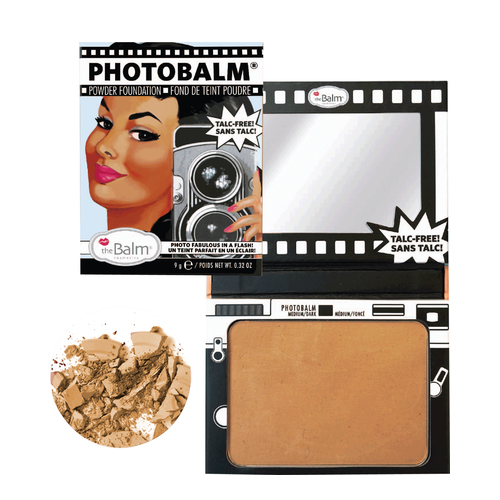 theBalm PhotoBalm- Powder Foundation - After Dark on white background