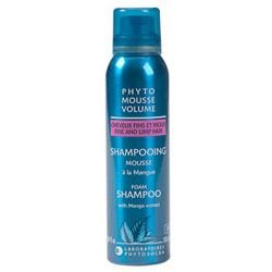Phyto Phytomousse Volume Foam Shampoo on white background