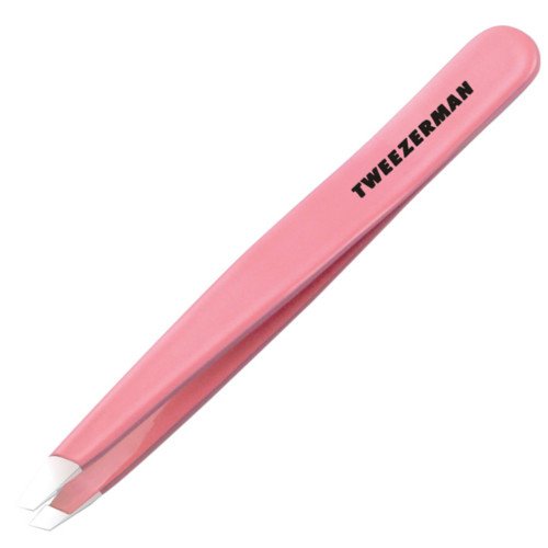 Tweezerman Slant Tweezer - Blue Jewel on white background