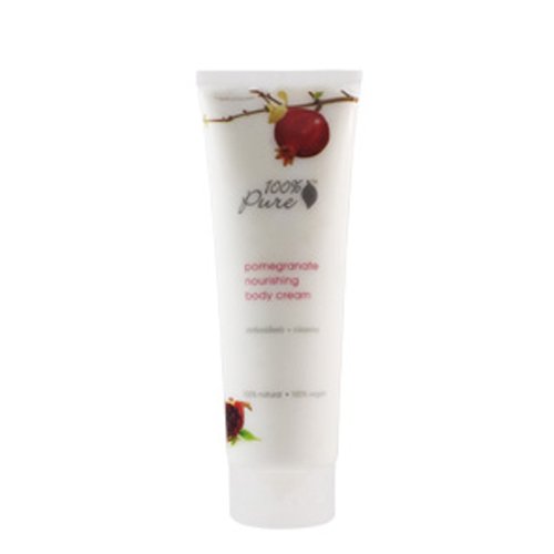 100% Pure Organic Blood Orange Body Cream on white background