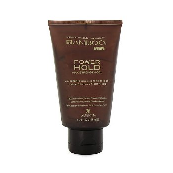 Alterna Bamboo for Men Power Hold Max Strength Gel on white background