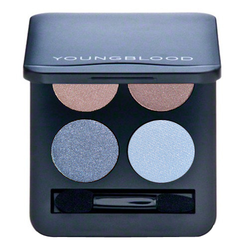 Youngblood Pressed Mineral Eyeshadow Quad - Glamour-Eyes, 4g/0.14 oz