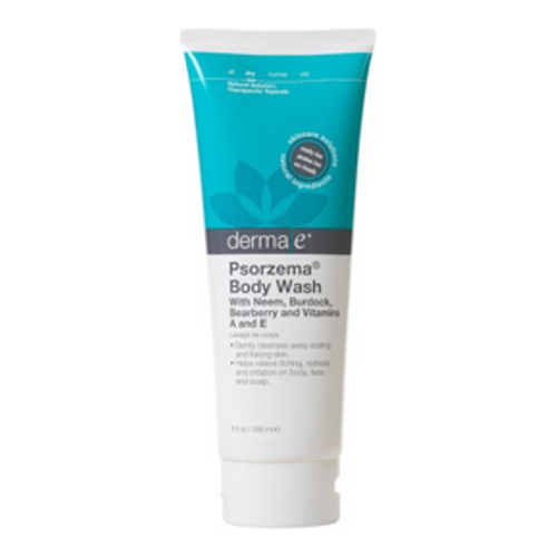 Derma E Psorzema Body Wash on white background