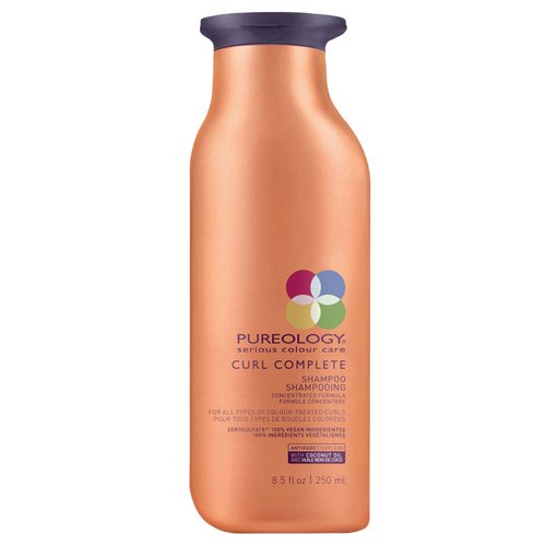 Pureology Curl Complete Shampoo on white background