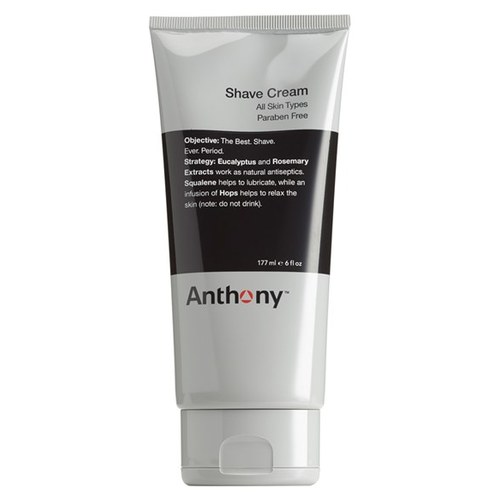 Anthony Logistics Shave Cream on white background