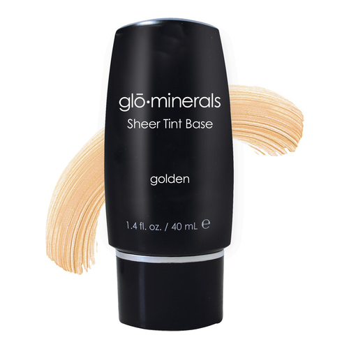 gloMinerals Sheer Tint Base - Beige on white background