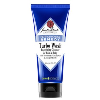 Jack Black Turbo Wash Energizing Cleanser for Hair and Body on white background