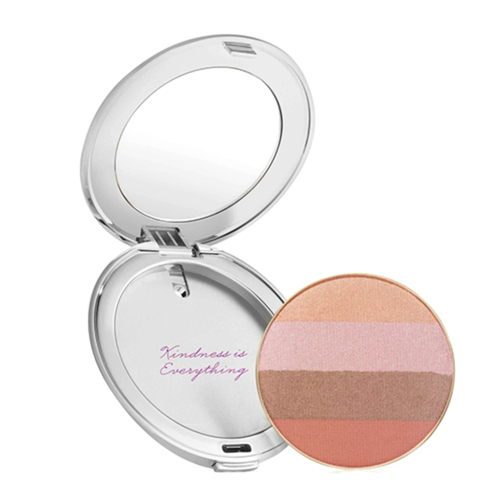 jane iredale uad Bronzer with Silver Refillable Compact - Peaches and Cream, 1 piece