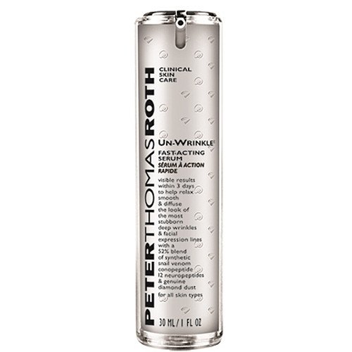 Peter Thomas Roth Un-Wrinkle Fast Acting Serum on white background